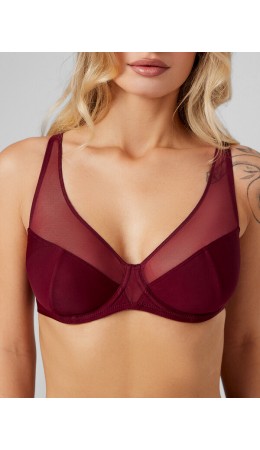 Бюстгальтер бургундское вино
