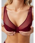 Бюстгальтер бургундское вино