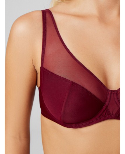Бюстгальтер бургундское вино