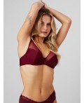 Бюстгальтер бургундское вино