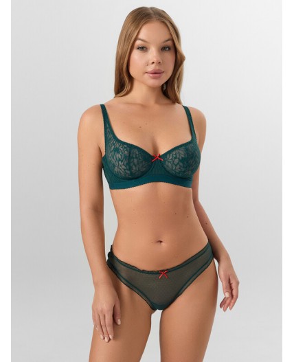 Бюстгальтер изумрудный