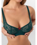 Бюстгальтер изумрудный