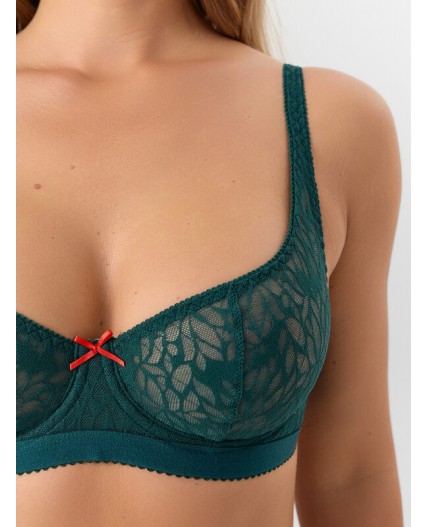 Бюстгальтер изумрудный