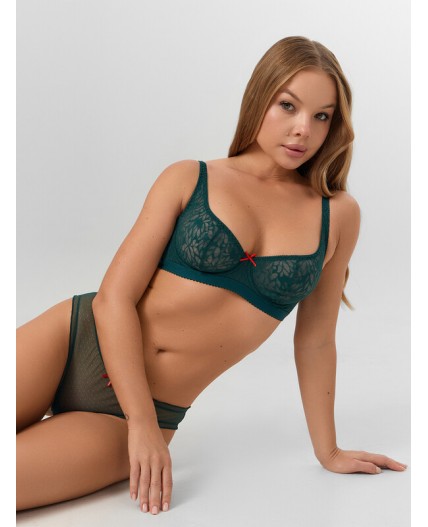 Бюстгальтер изумрудный