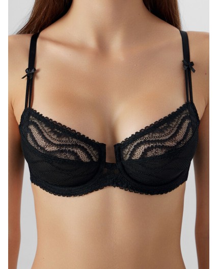 Бюстгальтер черный