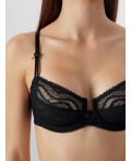 Бюстгальтер черный