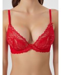 Бюстгальтер красный