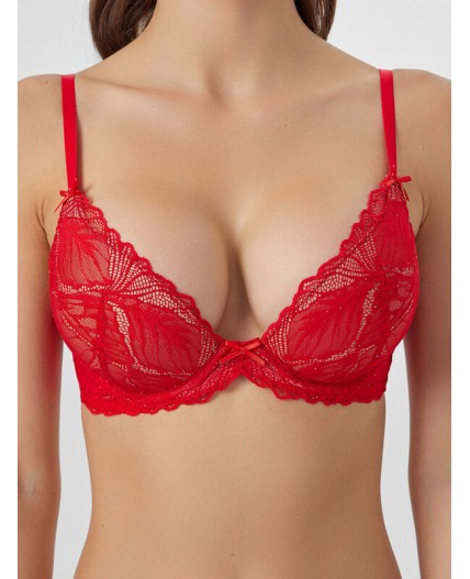 Бюстгальтер красный