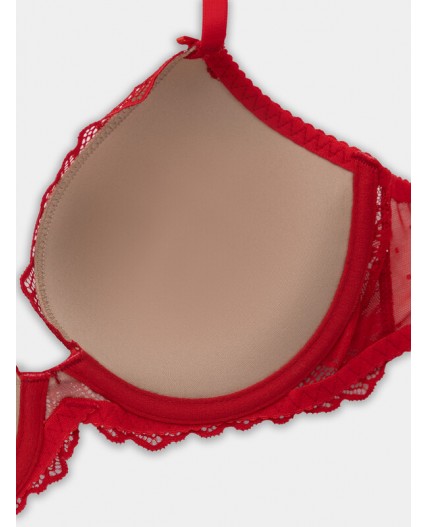 Бюстгальтер красный