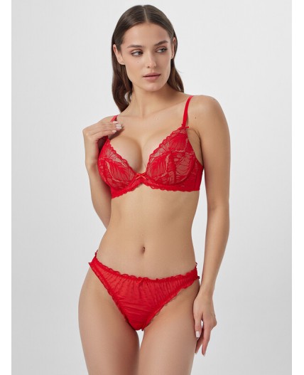 Бюстгальтер красный