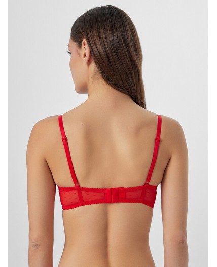Бюстгальтер красный