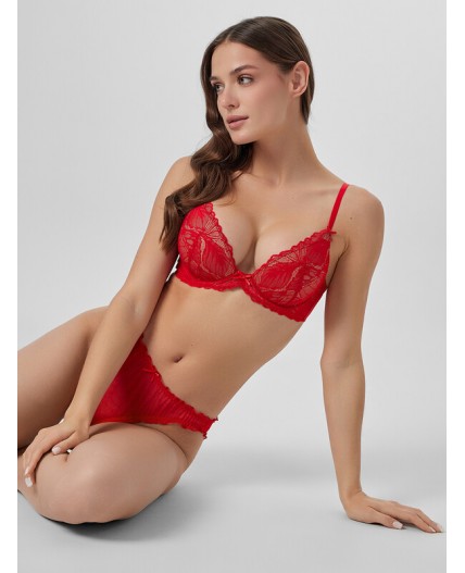 Бюстгальтер красный