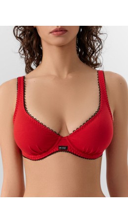 Бюстгальтер красный