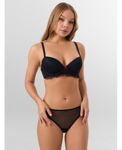 Бюстгальтер черный1