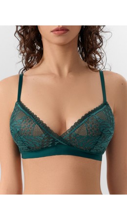 Бюстгальтер изумрудный