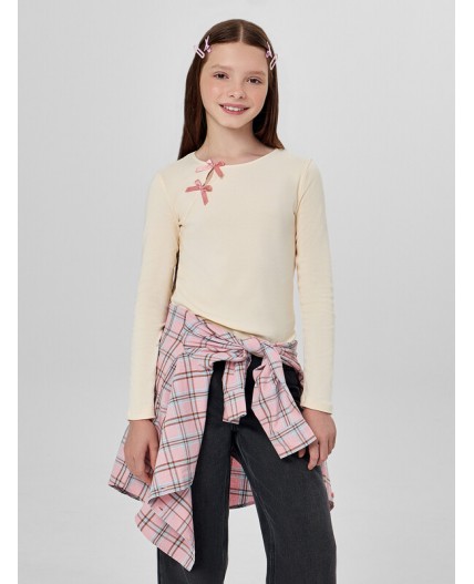 Лонгслив айвори