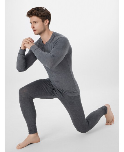 Кальсоны т.серый меланж