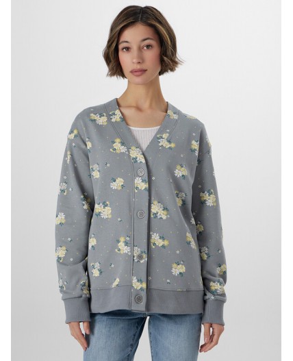 Кардиган цветы на сером1