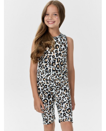 Комплект леопард на белом