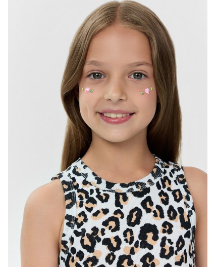 Комплект леопард на белом