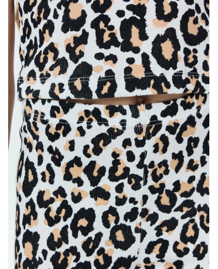 Комплект леопард на белом