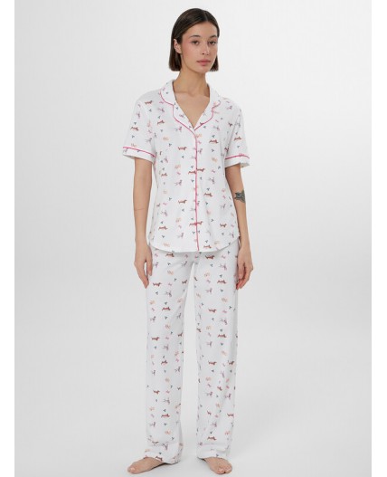 Комплект собачки на белом