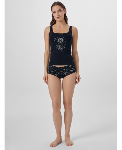 Комплект черный +созвездие на черном