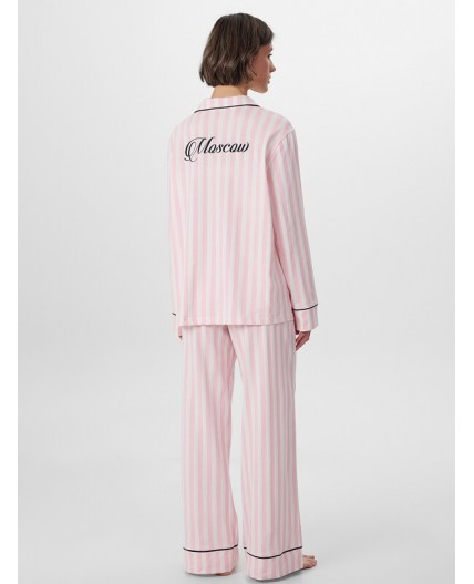 Комплект розовая полоска +Moscow