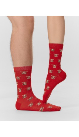 Носки я.красный