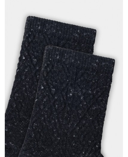 Носки графитовый меланж