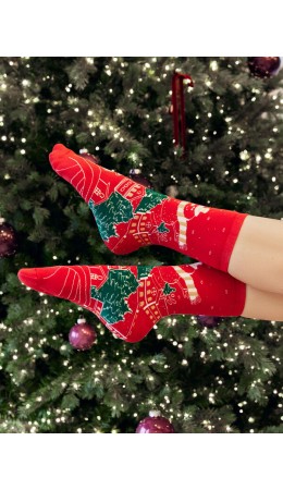 Носки я.красный