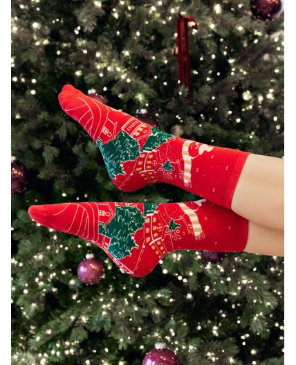 Носки я.красный