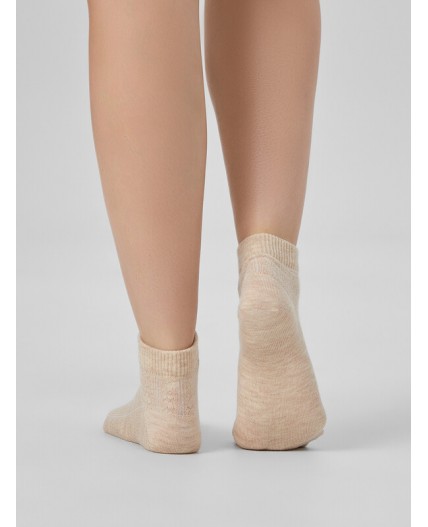 Носки бежевый меланж