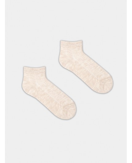 Носки бежевый меланж