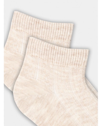 Носки бежевый меланж