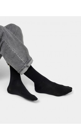 Носки черный /салатовый