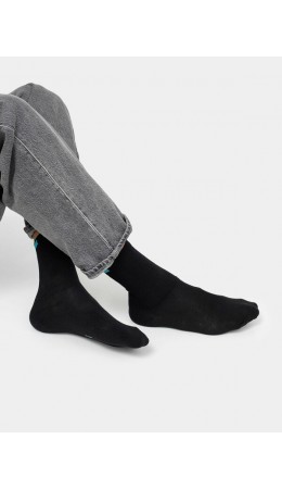 Носки черный /бирюзовый