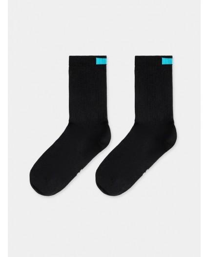 Носки черный /бирюзовый
