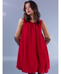 Платье т.красный