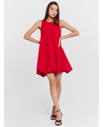 Платье т.красный