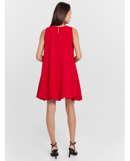 Платье т.красный