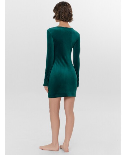 Платье т.зеленый