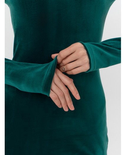 Платье т.зеленый