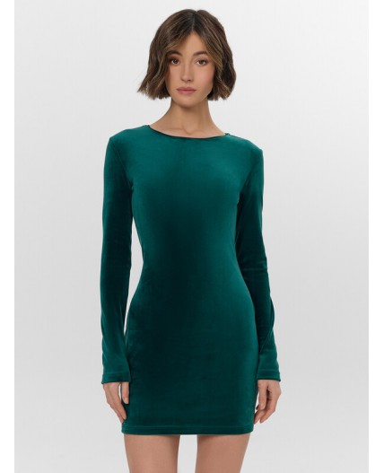 Платье т.зеленый