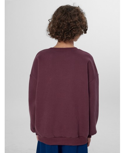 Свитшот ежевичный +печать