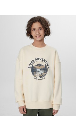 Свитшот топленое молоко +печать