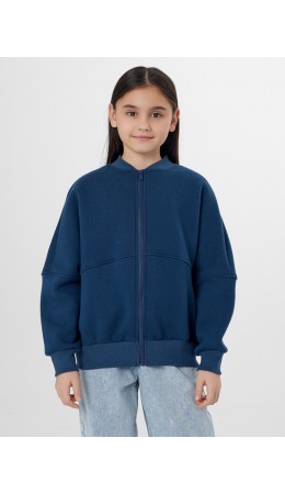 Толстовка синий +печать