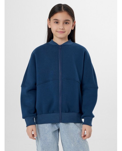 Толстовка синий +печать