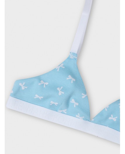 Топ бантики на голубом