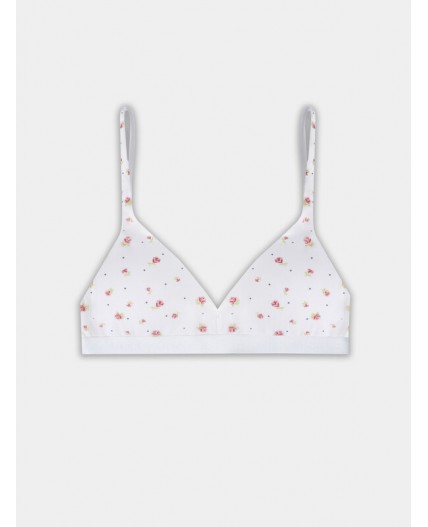 Топ цветочки на белоснежном